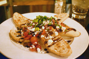 The bruschetta ($10) comes loaded with ingredients, which sat incredibly well on the crispy, toasted ciabatta slices. 