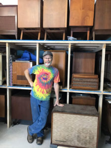 Dan Bogel of Walworth The Record Stereo Console Restoration. He says growth in the popularity of records has also spurred a growth in record consoles.