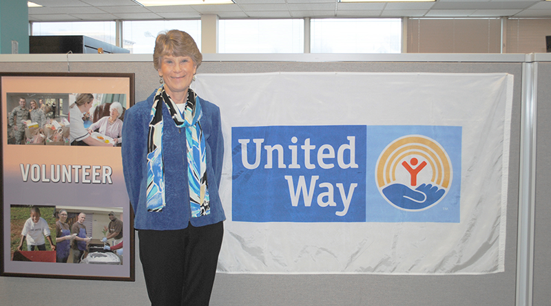 Nancy Eaton at the United Way of Central New York headquarters on James Street, Syracuse.