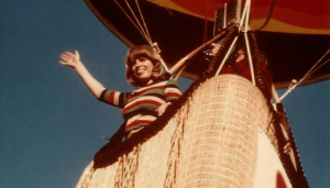 Georgia Peach, a former teacher in Skaneateles, in 1980 landed in astronaut Will Enders’ backyard in Cazenovia. “He was thrilled that we had landed there and helped us pack up the balloon,” Peach says.
