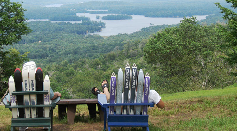McCauley Mountain in Old Forge is famed for skiing but the ski lift to the summit runs year-round offering panoramic views of the beautiful mountains and lakes.