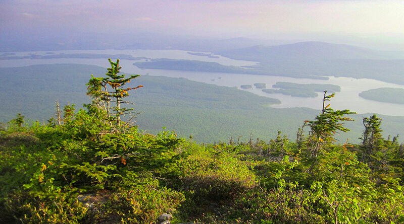 View from Bigelow Mountain in Maine