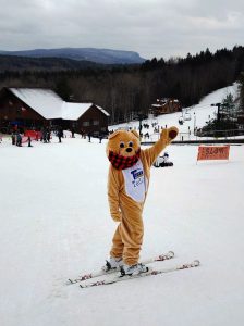 Mascot Titus Teddy at Titus Mountain Family Ski Resort