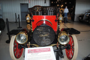 1907 Franklin manufactured by The Franklin Automobile Company, which produced vehicles from 1902 through 1934.