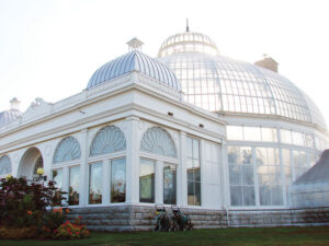 The Botanical Gardens in Buffalo has the third largest greenhouse in the United States.
