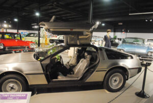 DMC DeLorean, made by The DeLorean Motor Company was an American automobile manufacturer formed by automobile industry executive John DeLorean in 1975