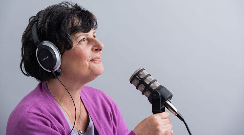 opposite page On her podcast "Zestful Aging," Nicole Christina, 60, discusses various challenges and opportunities that come with aging. She has interviewed more than 300 people, including Joan Lunden, former anchor of Good Morning America, and Linda Lowen, author of the new book "100 Things to Do in Syracuse Before You Die."